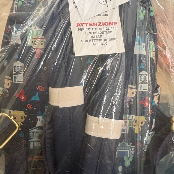 Loungefly Multicolor Street Railway Backpack - Picture 4 of 4